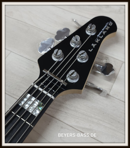 Lakland Skyline 55-02C Custom, Black Sparkle Gloss